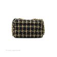 Chanel 19 Small Tweed Black Beige Mixed Hardware For Cheap