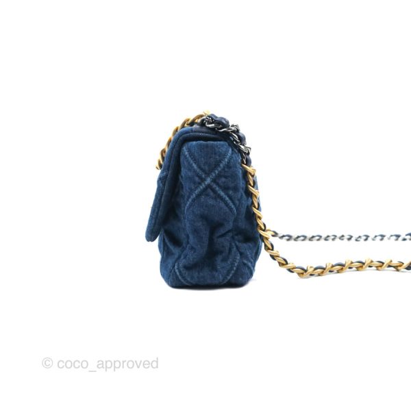 Chanel 19 Small Denim Mixed Hardware Online