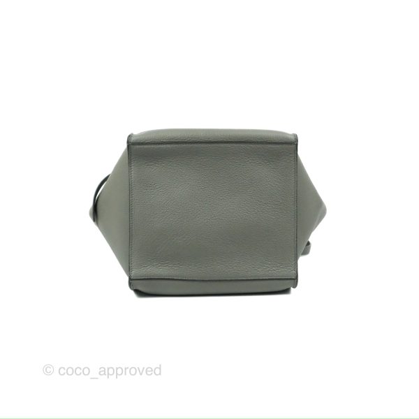 Celine Small Big Bag Grey Supple Grained Leather Silver Hardware Supply