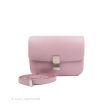 Celine Medium Classic Box Flap Lilac Pink Liege Calfskin Discount