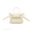 Celine Pico Belt Bag White Grained Calfskin Gold Hardware Cheap