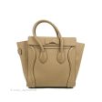 Celine Micro Luggage Handbag Dune Grained Calfskin on Sale