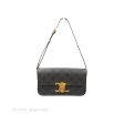 Celine Triomphe Shoulder Bag Tan Calfskin Triomphe Canvas Online