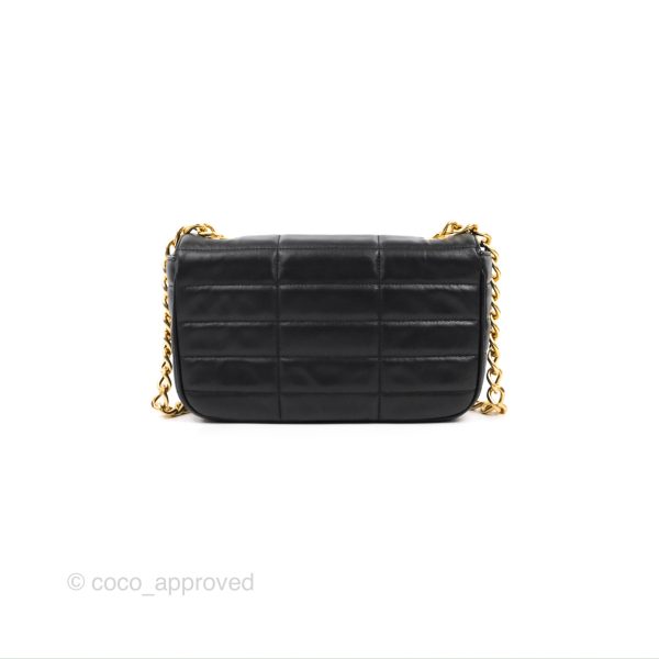 Celine Matelasse Monochrome Celine Shoulder Bag Black Quilted Goatskin Online Hot Sale