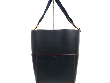 Celine Sangle Bucket Bag Navy Calfskin Hot on Sale