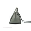 Celine Small Big Bag Grey Supple Grained Leather Silver Hardware Supply