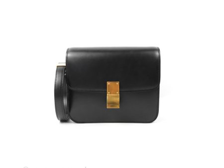 Celine Teen Classic Box Flap Black Smooth Calfskin Discount