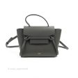 Celine Nano Belt Bag Grey Grained Calfskin Gold Hardware Discount