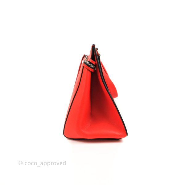 Celine Edge Bag Tomato Red Grained Calfskin Online now