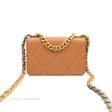 Chanel 19 Wallet on Chain WOC Dark Beige Caramel Lambskin Mixed Hardware 21K Cheap