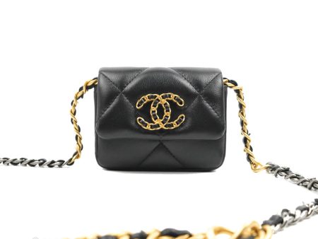 Chanel 19 Belt Bag Black Mixed Hardware Sale