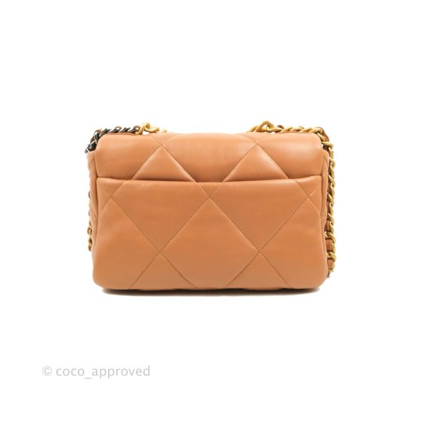 Chanel 19 Small Caramel Dark Beige Mixed Hardware 21K Online Sale