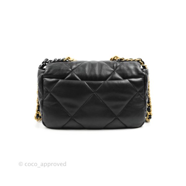 Chanel 19 Small Black Lambskin Mixed Hardware 21K Online Sale