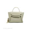 Celine Micro Belt Bag Light Khaki Grained Calfskin Silver Hardware Cheap