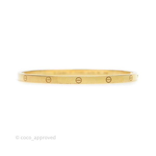 Cartier Small Love Bracelet Yellow Gold For Sale