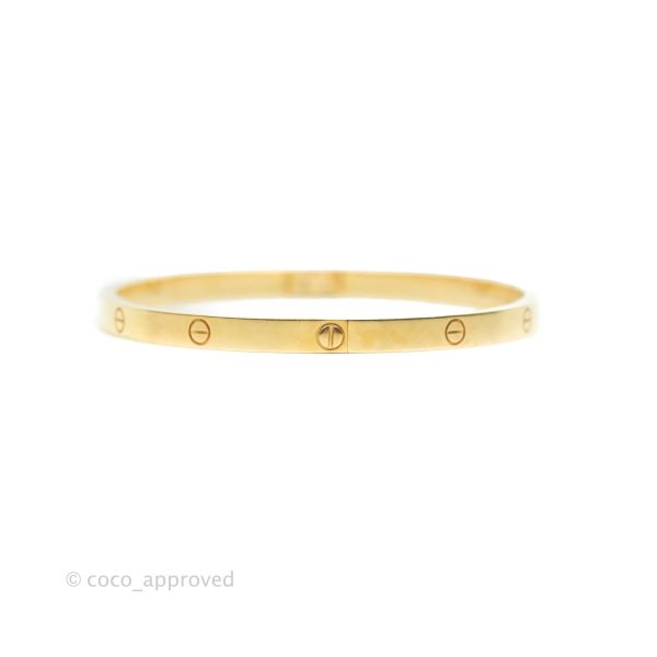 Cartier Small Love Bracelet Yellow Gold For Sale