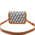 Celine Medium Triomphe Bag Chaine Triomphe Jacquard Canvas Tan Calfskin Sale