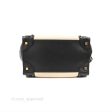 Celine Mini Luggage Bag Black White Aged Calfskin Online Hot Sale