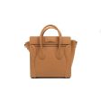 Celine Nano Luggage Drummed Beige Pink Calfskin Discount