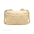 Chanel 19 Medium Beige Goatskin Mixed Hardware 20A Sale