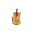 Celine Teen Drawstring Bucket Bag Raffia Natural   Tan Calfskin For Cheap