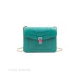 Bvlgari Serpenti Forever Small Crossbody Bag Green Gold Hardware Cheap