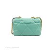 Chanel 19 Small Tiffany Blue Mixed Hardware Fashion