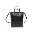 Celine Small Vertical Cabas Tote Black Grained Calfskin Silver Hardware Supply