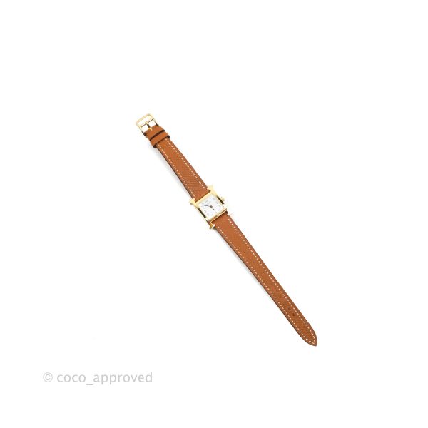 Hermès Heure H TPM Watch Gold Epsom Gold Hardware Online now