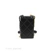 Chanel 19 Phone Holder Black Mixed Hardware Discount