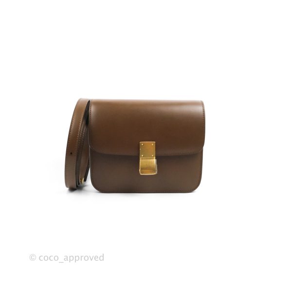 Celine Teen Classic Box Flap Caramel Calfskin Supply