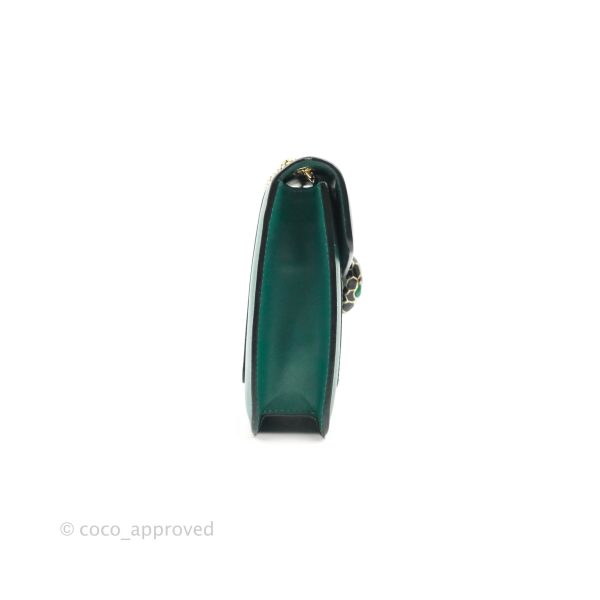 Bvlgari Serpenti Forever Small Crossbody Bag in Emerald Green Gold Hardware Sale