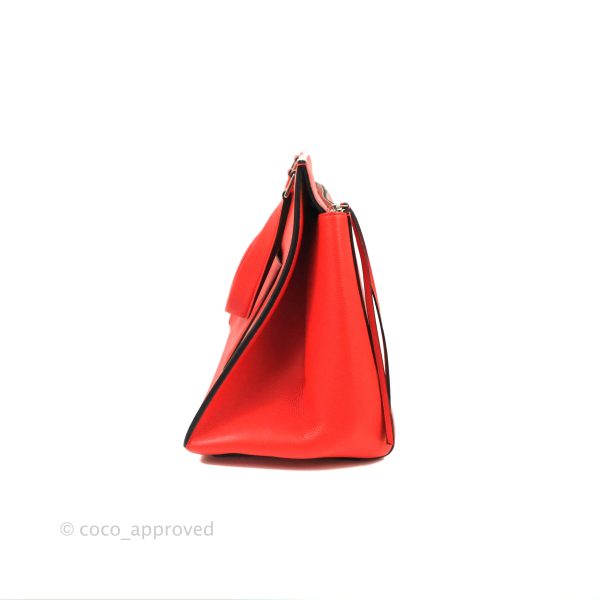 Celine Edge Bag Tomato Red Grained Calfskin Online now