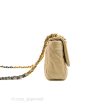 Chanel 19 Small Beige Goatskin Mixed Hardware Cheap