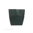 Celine Sangle Bucket Bag Grained Calfskin Amazon Green Fashion