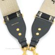 Christian Dior Navy  Christian Dior Paris  Embroidery Shoulder Strap For Sale