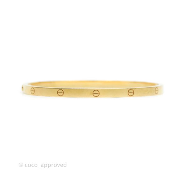 Cartier Small Love Bracelet Yellow Gold For Sale