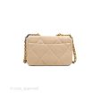 Chanel 19 Small Beige Mixed Hardware Online now