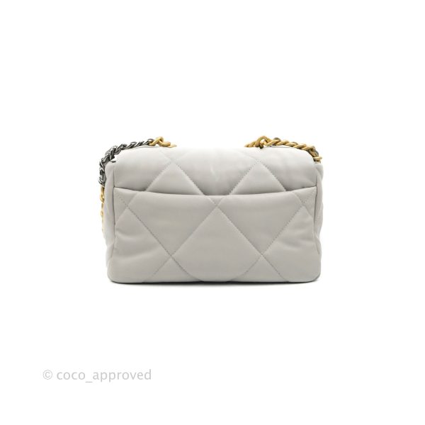 Chanel 19 Small Grey Mixed Hardware 21A Fashion