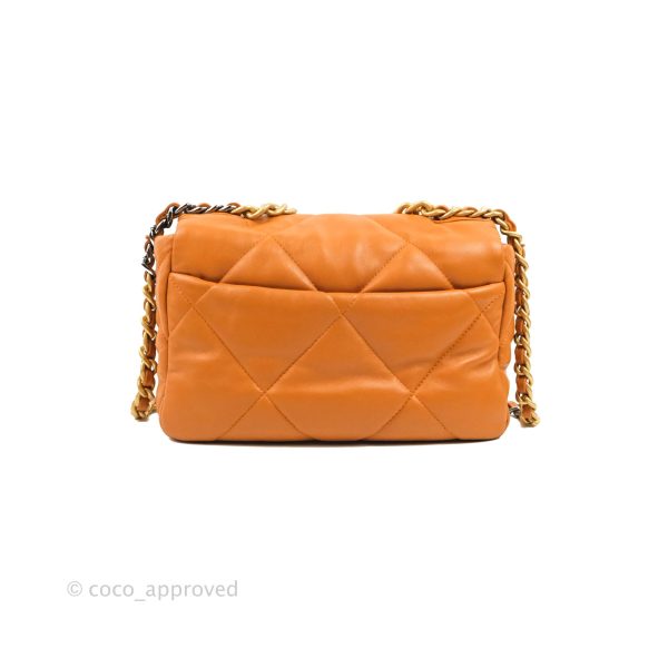 Chanel 19 Small Caramel Brown Mixed Hardware 21A Fashion