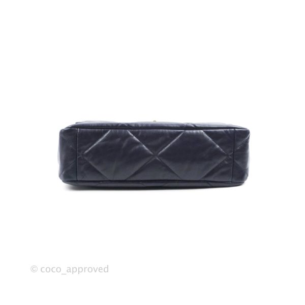 Chanel 19 Medium Dark Purple Mixed Hardware Online