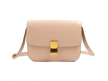 Celine Medium Classic Box Flap Blush Goatskin Sale