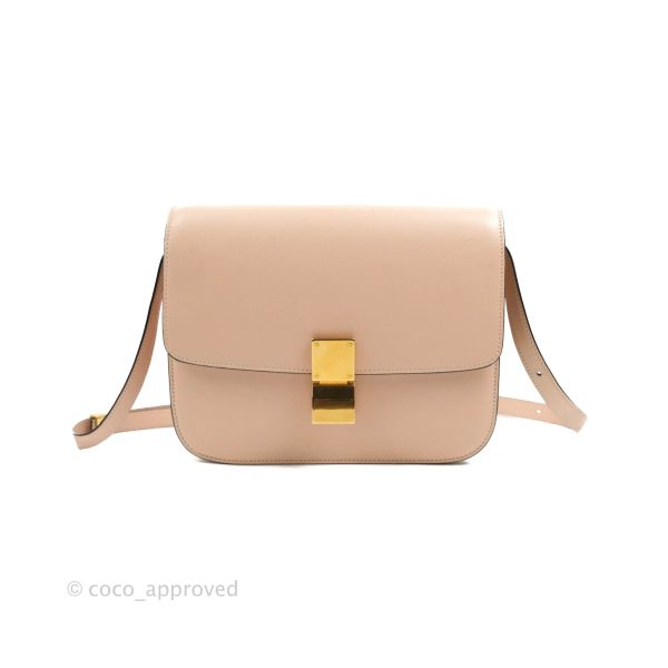 Celine Medium Classic Box Flap Blush Goatskin Sale