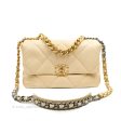 Chanel 19 Medium Beige Goatskin Mixed Hardware 20A Sale