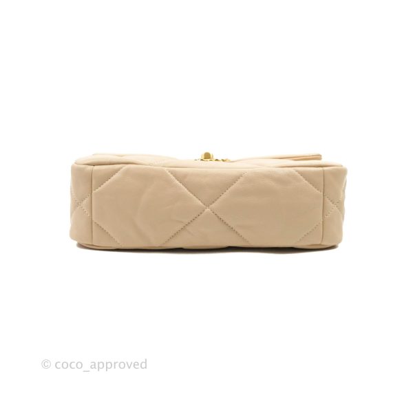 Chanel 19 Small Light Beige Mixed Hardware 20S For Cheap