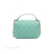 Chanel Quilted Small Day Trip Tiffany Blue Green Lambskin Aged Gold Hardware Supply