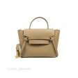 Celine Micro Belt Bag Light Taupe Grained Calfskin Gold Hardware For Discount