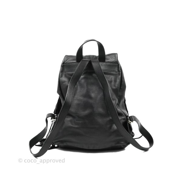 Saint Laurent Festival Fringe Backpack Black Calfskin Online Hot Sale