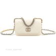 Chanel 19 Wallet on Chain WOC White Mixed Hardware Sale