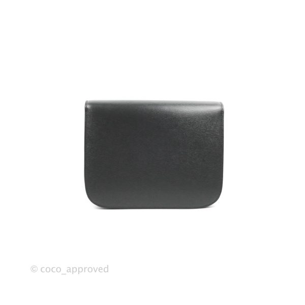 Celine Medium Classic Box Flap Dark Grey Liege Calfskin Online Sale